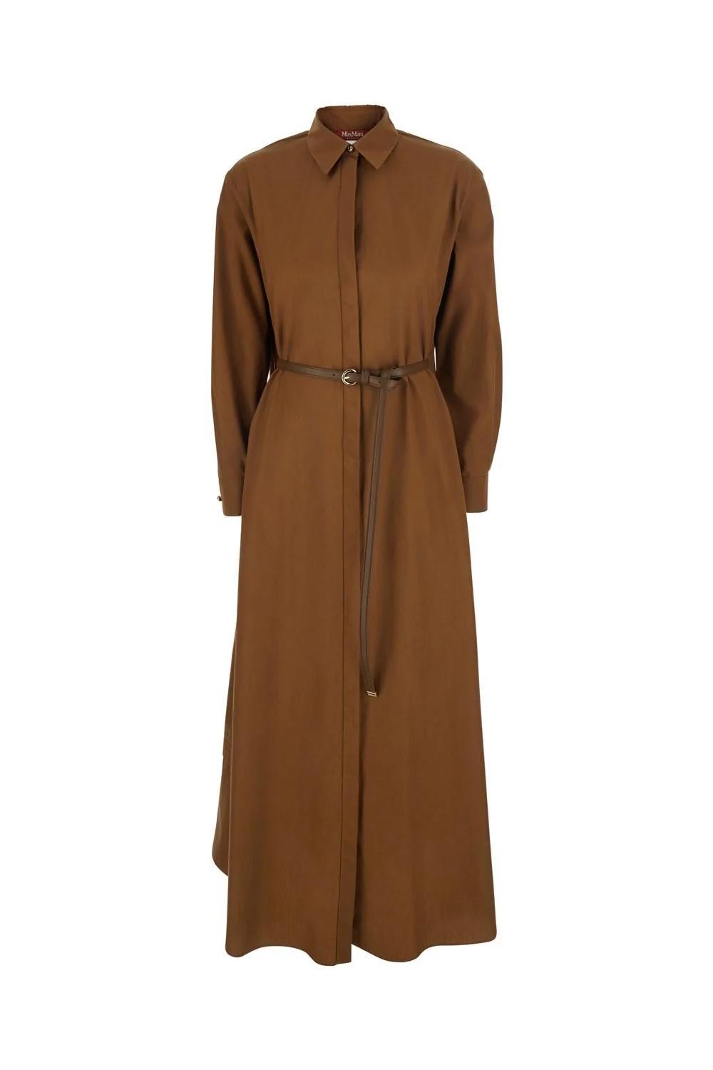 Abito Max Mara con cintura MSTLECITO 070ARGILLA Max Mara Studio