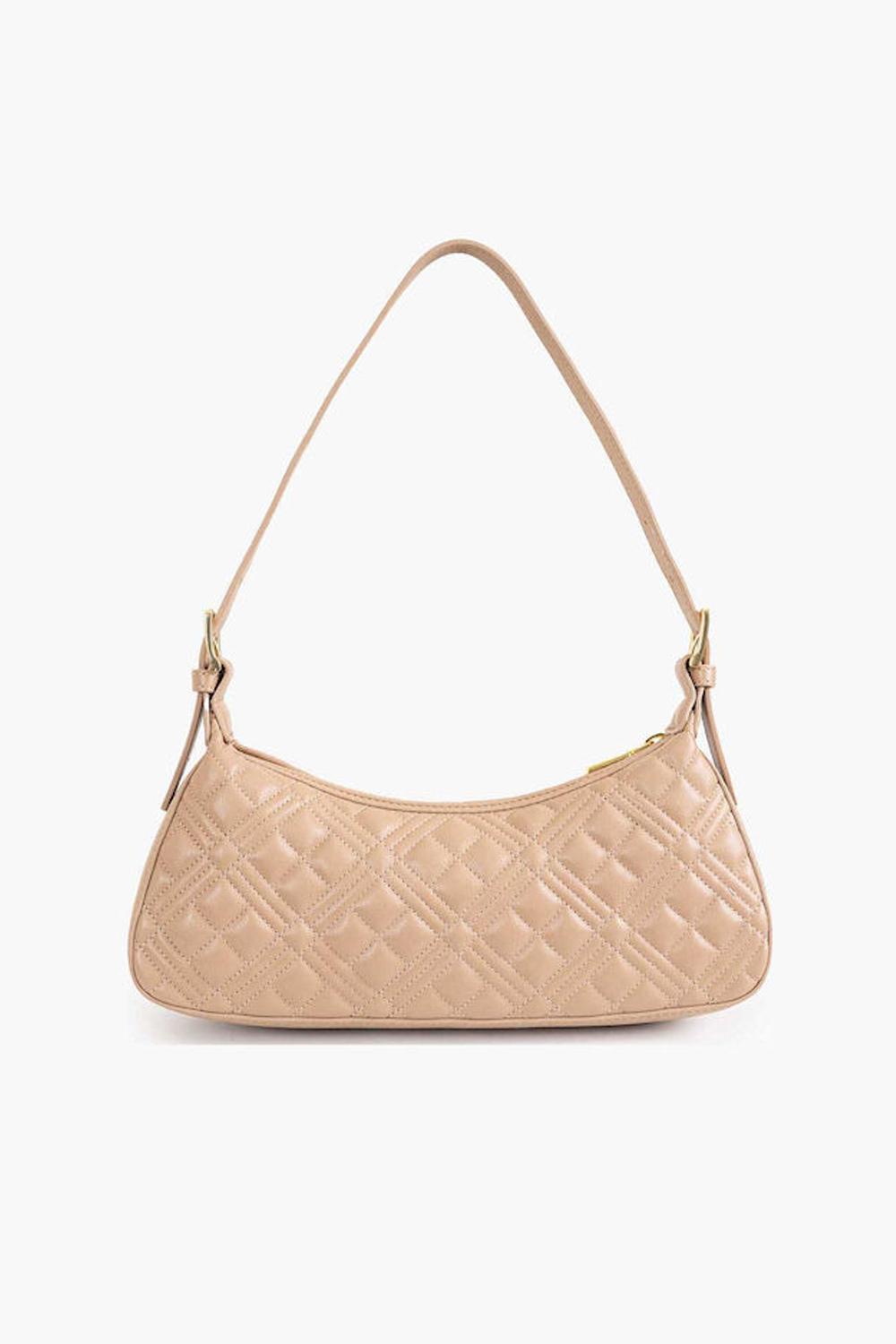 Piccola Borsa Love Moschino in Pelle Sintetica con Zip e Manico Regolabile JC4142PP0N LA0104 Love Moschino