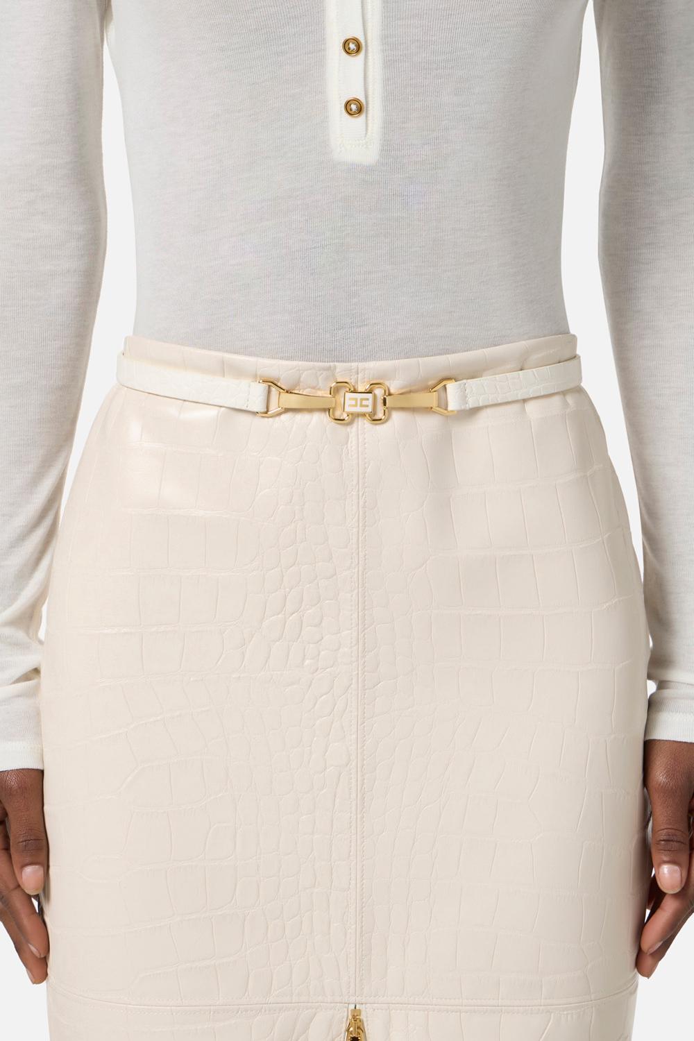 Cintura con morsetto gioiello CT60S 57E2360 Elisabetta Franchi