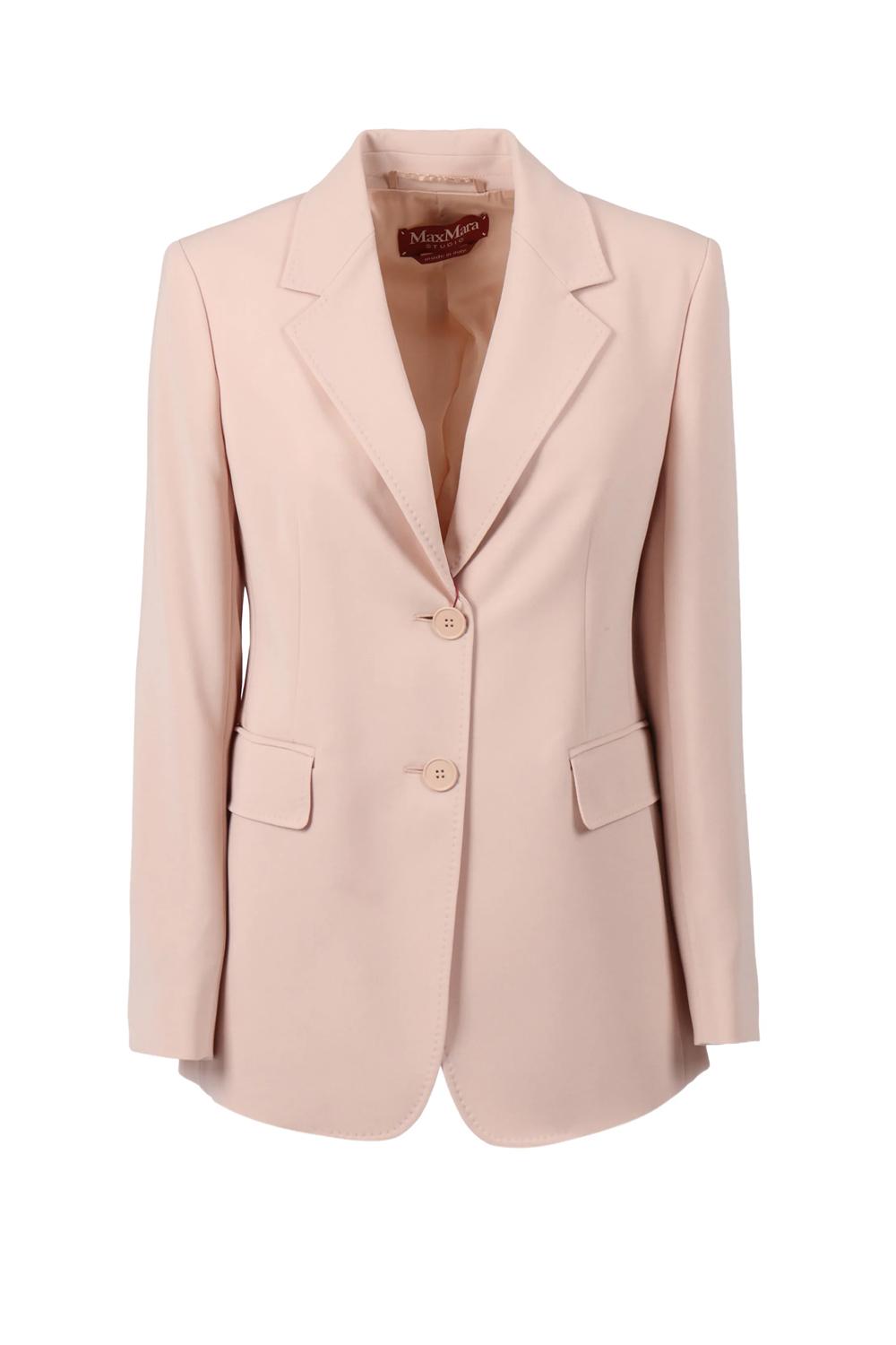 Blazer monopetto in cady LINZ 052ROSA Max Mara Studio