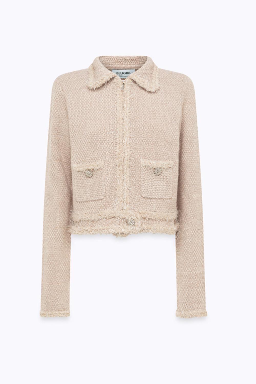 GIACCA IN MAGLIA MOULINÉ RF5152 MA950C3840 Blugirl