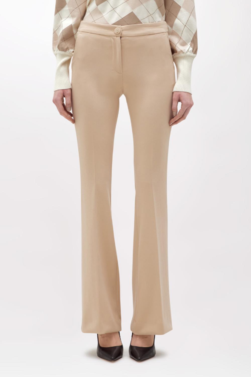 PANTALONI FLARE IN CADY RF5023 T3190X0436 Blugirl