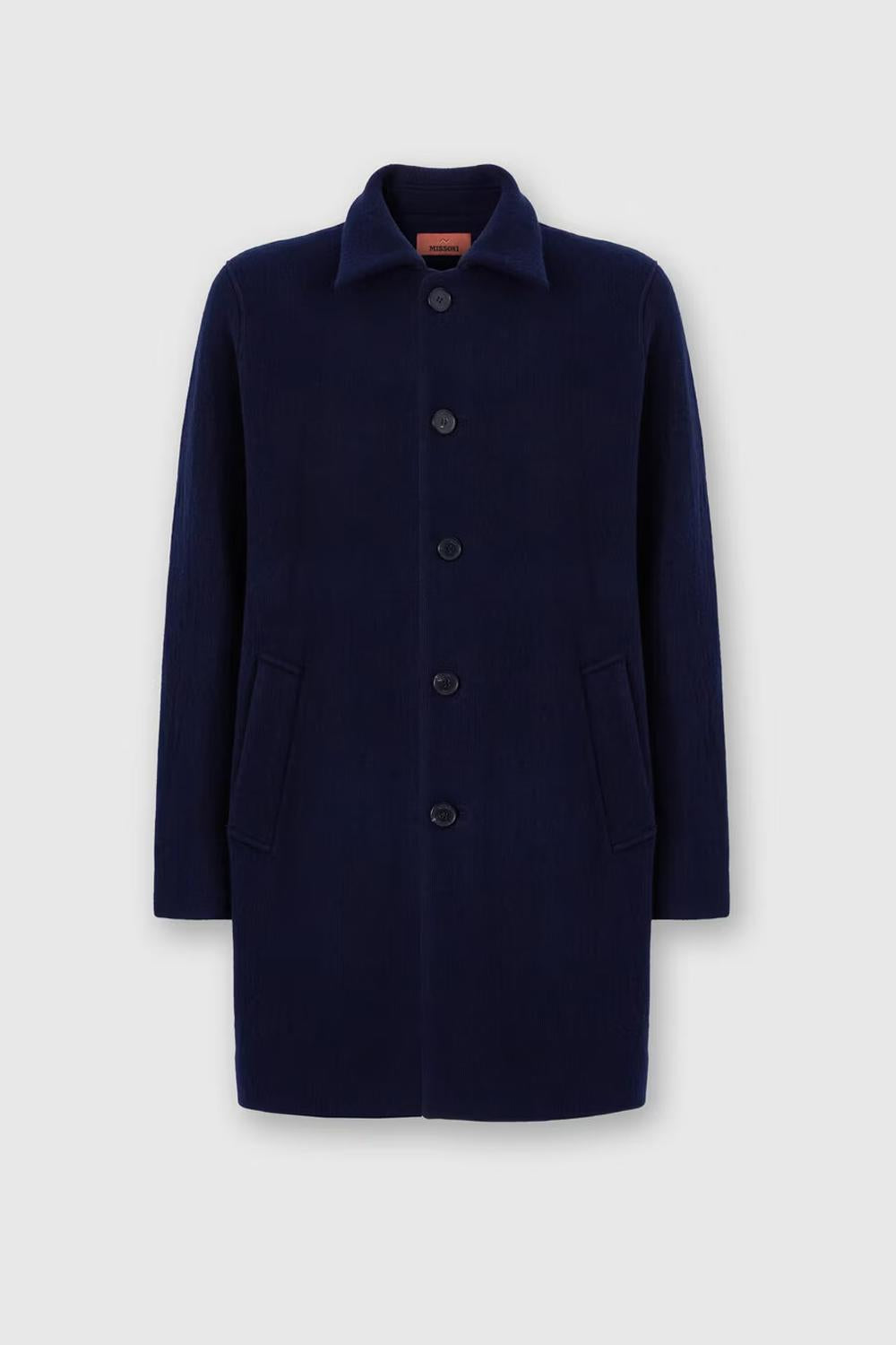 Cappotto in maglia double zig zag<BR/> US25WC0J BT00A9S72MX Missoni