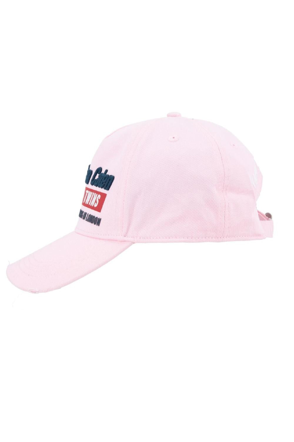 Baseball Cap Dsquared2 in Cotone Rosa Logo e Scritte Decorative BCM0226 PINK Dsquared2