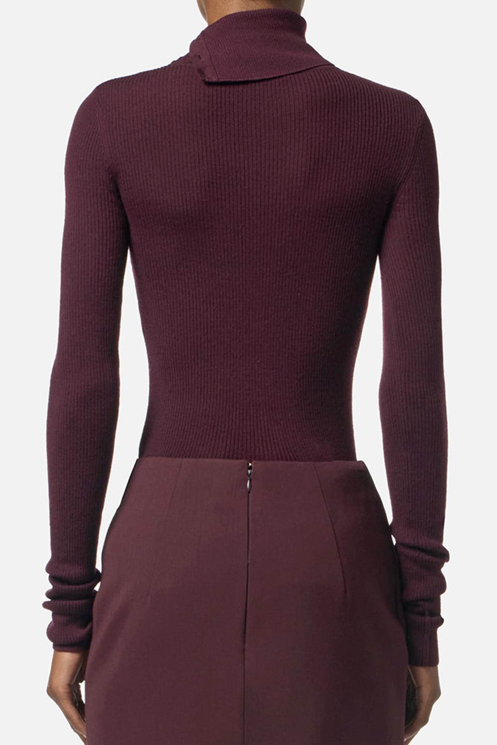 Dolcevita con dettaglio lettering MK43B 57E2EA4 Elisabetta Franchi