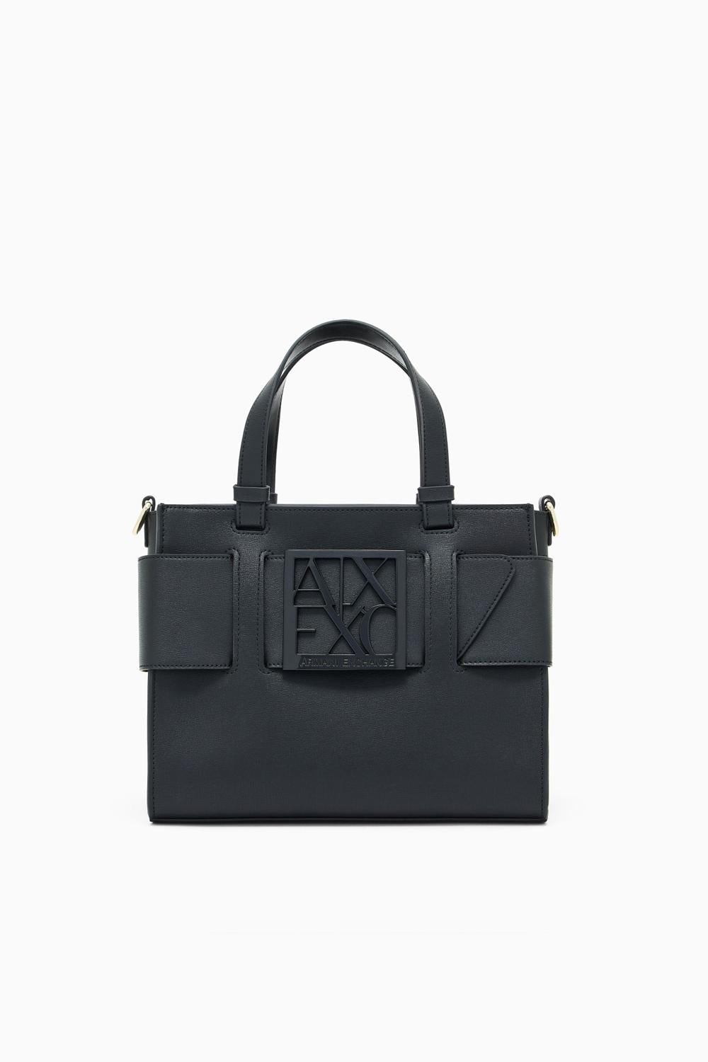 Tote bag media con doppi manici e tracolla 942690 0A87400020 Armani Exchange