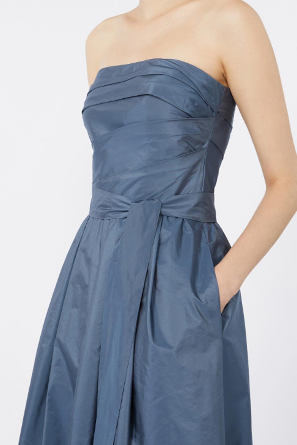 Abito bustier in taffetà MSEQUINOA 063AVIO Max Mara Studio