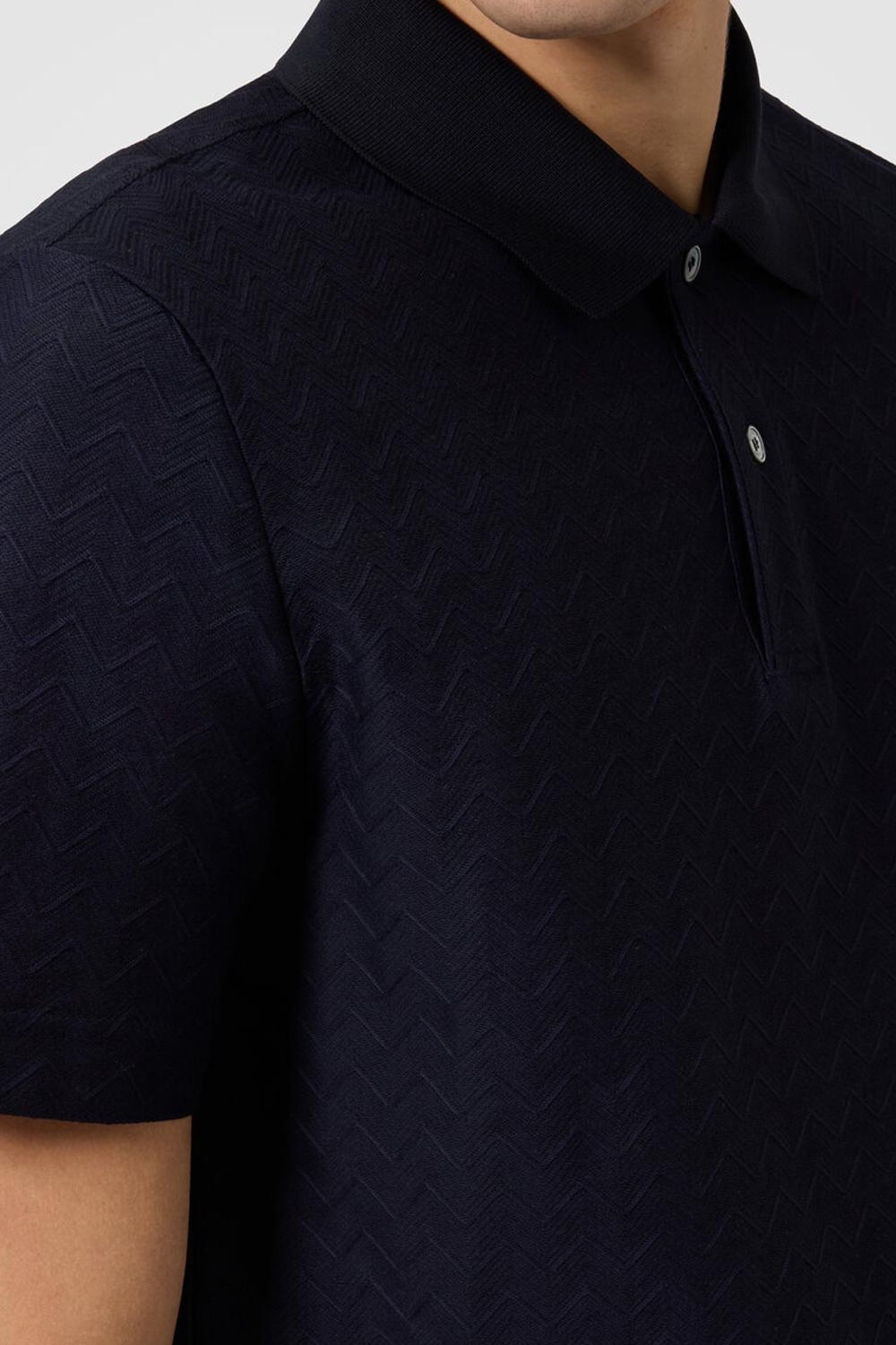 Polo in cotone jacquard con zig zag tono su tono BS26S201 BJ00QMS72P4 Missoni