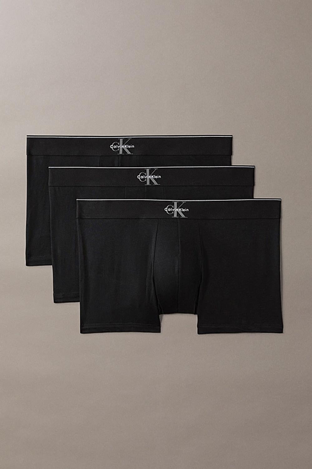 tripack boxer a vita bassa con elastico LV00NB4472 UB1 Calvin Klein