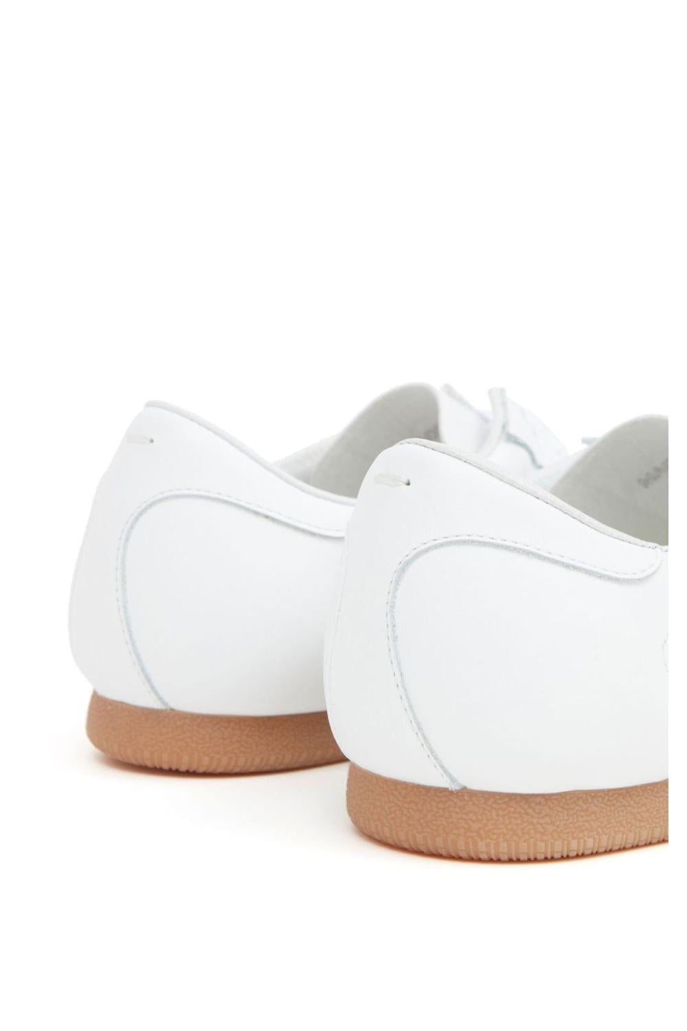 Sneakers Basse Maison Margiela in Pelle di Vitello Bianca S57WS0465/ P4308T1003 Maison Margiela