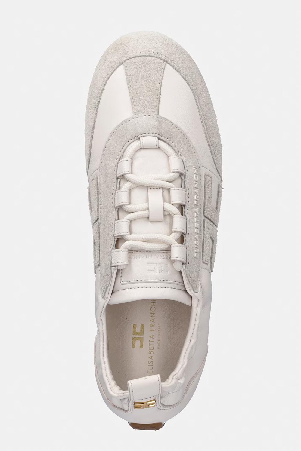 sneakers in pelle SA39G 61E2193 Elisabetta Franchi