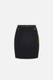 Gonna in doppio crêpe con catena gioiello GO148 57E2110 Elisabetta Franchi 