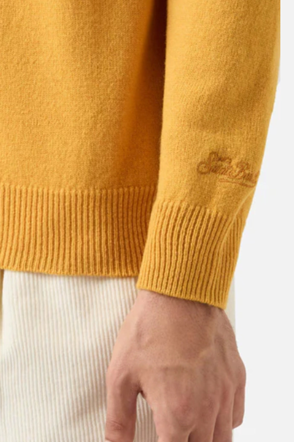 Maglione Regent in Lambswool<BR/> REGE011 /00045I Mc2 Saint Barth 