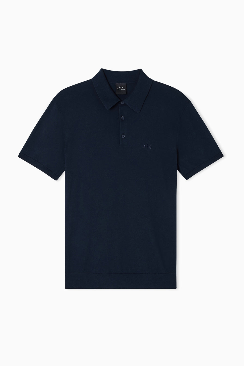 Polo in cotone lavorato a maglia con colletto 8NZF5D ZM3JZ1510 Armani Exchange 