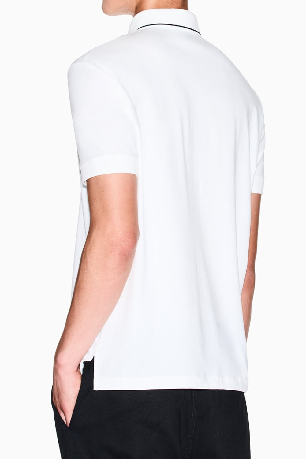 Polo slim fit con logo e profili a contrasto XM001289 AF10363U0009 Armani Exchange 