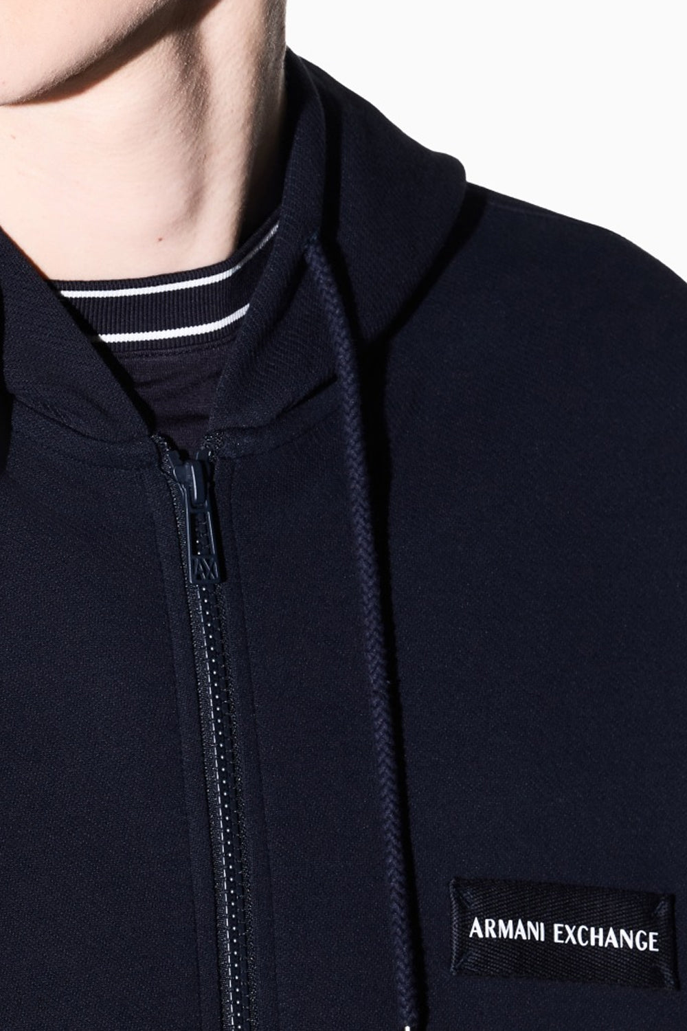 Felpa con zip e cappuccio con logo XM002352 AF21869UB101 Armani Exchange 