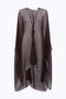 PONCHO MAXI IN GEORGETTE PLISSETTATO NA6013 T428990913 Blugirl 