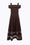 ABITO MIDI IN COTONE E PIZZO