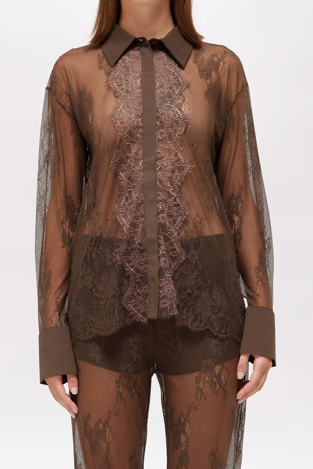 CAMICIA IN PIZZO RA6155 J390190913 Blugirl 