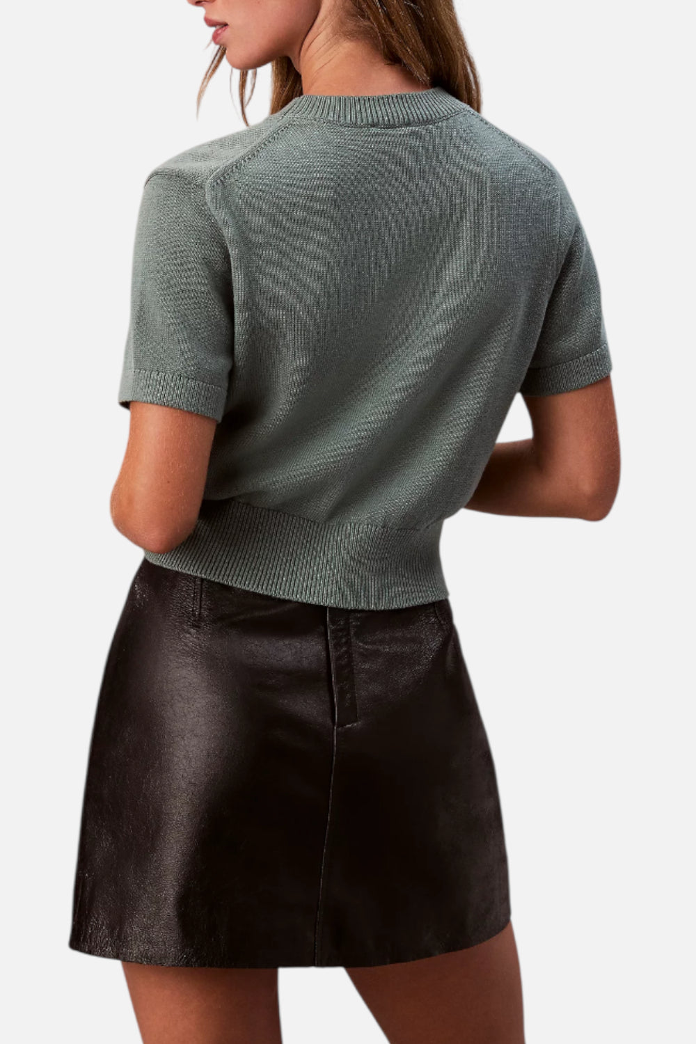 T-shirt Donna Calvin Klein con Grafica Monologo e Design Minimal LV044E306G /PNO Calvin Klein 