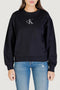 Felpa Donna Calvin Klein Jeans Girocollo con Logo Monogram Ricamato LV047E828G /UB1 Calvin Klein 