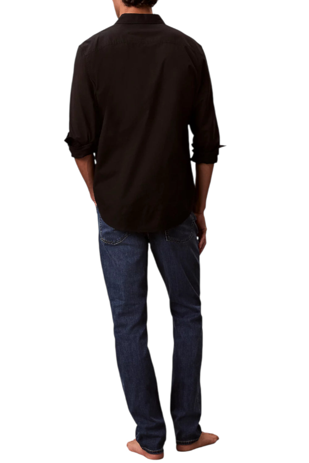 Jeans Uomo Calvin Klein Slim Fit a Vita Media con Dettagli Iconici LV04RE777G /Q8D Calvin Klein 