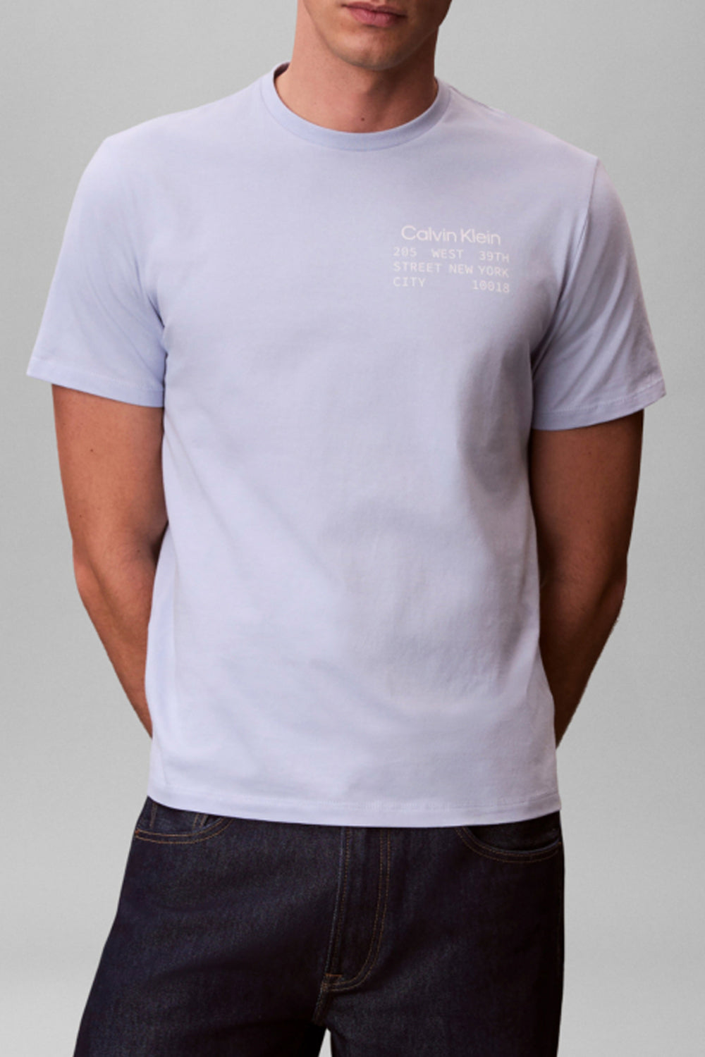 T-shirt Uomo Calvin Klein con Logo Stampato e Design Minimal LV14RE830G /TKF Calvin Klein 