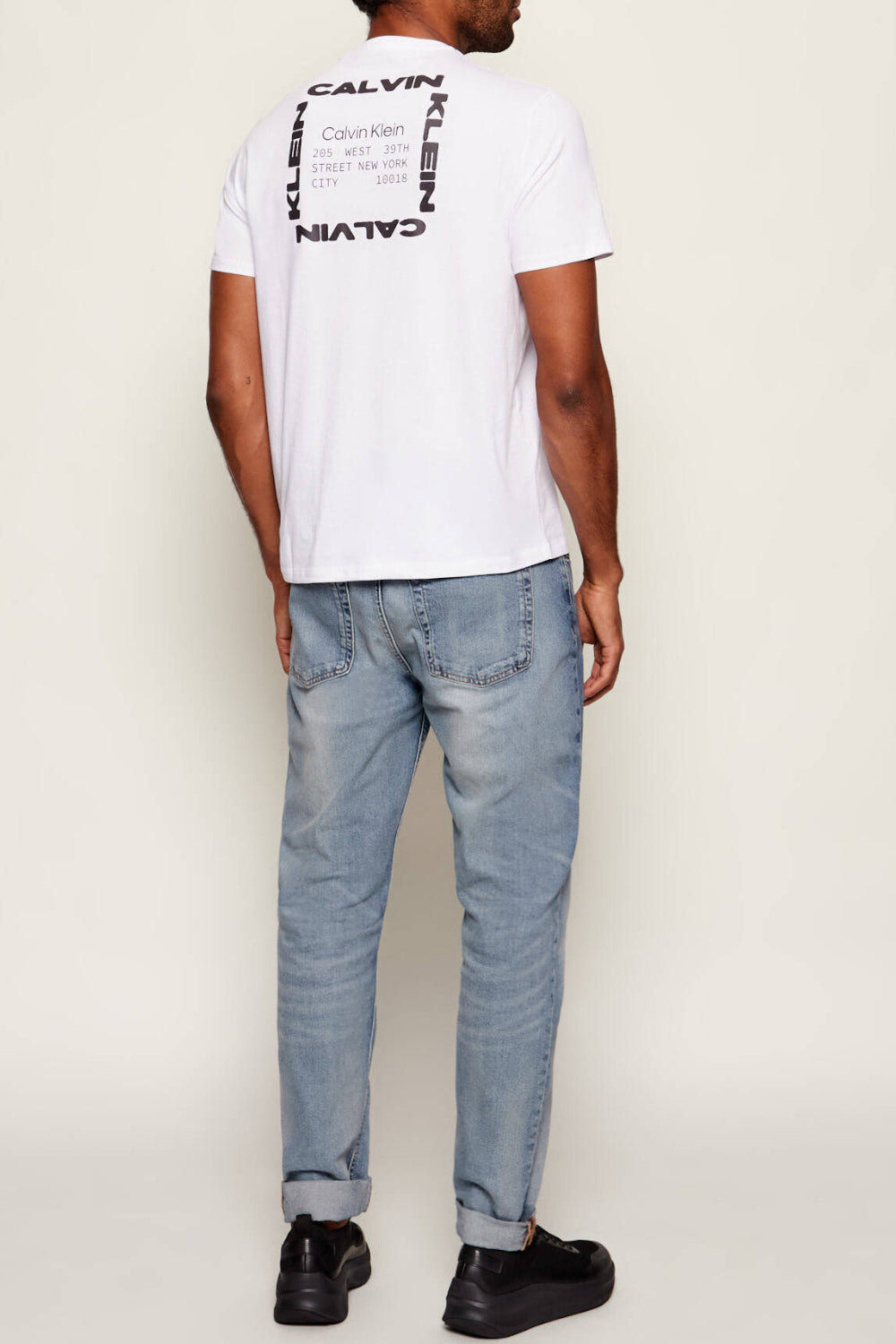 T-shirt Uomo Calvin Klein con Logo Stampato e Design Minimal LV14RE830G /YAA Calvin Klein 