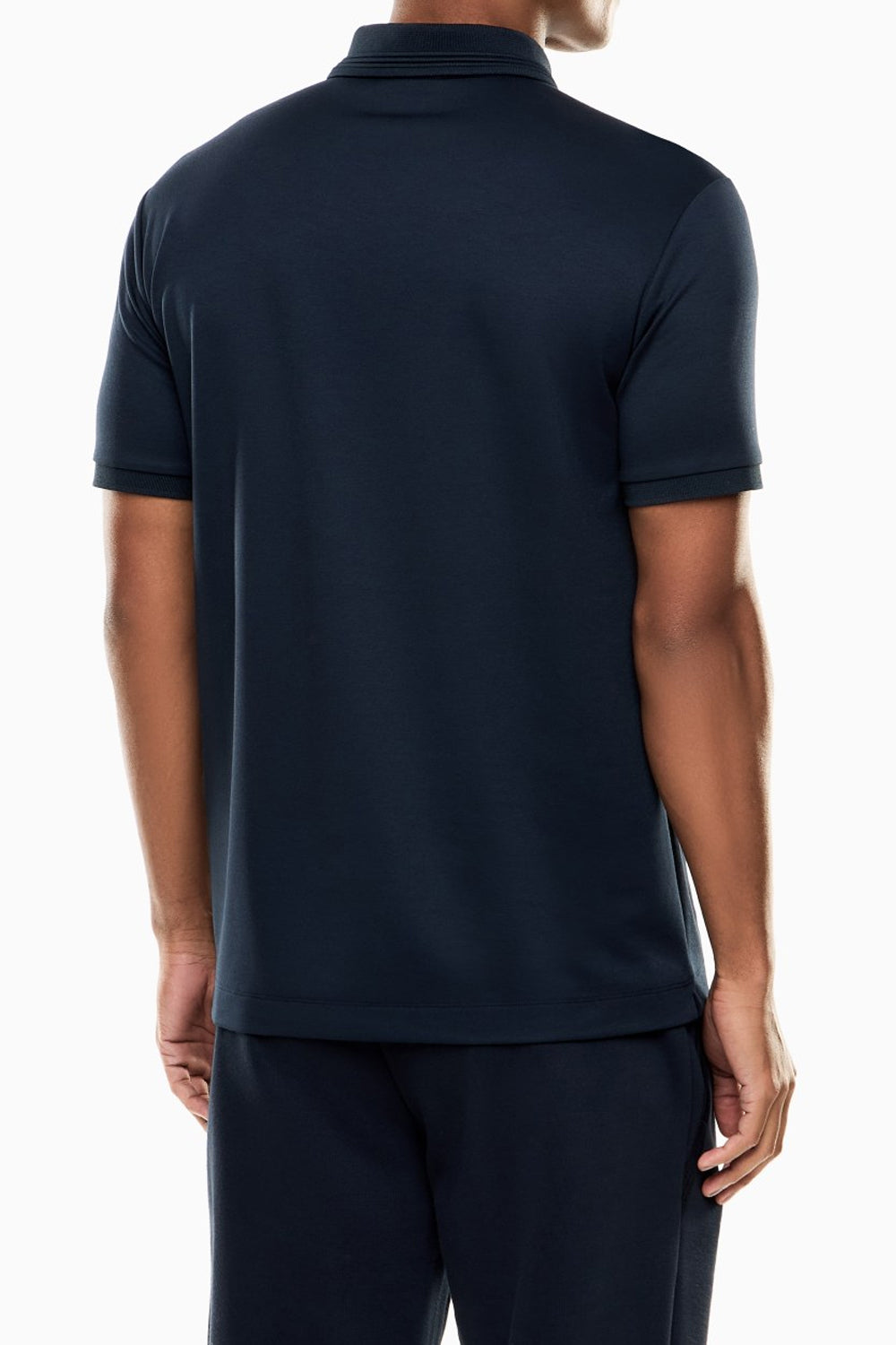 Polo in misto modal con logo EA7 7M001359 AF13862UB102 EA7 Emporio Armani 