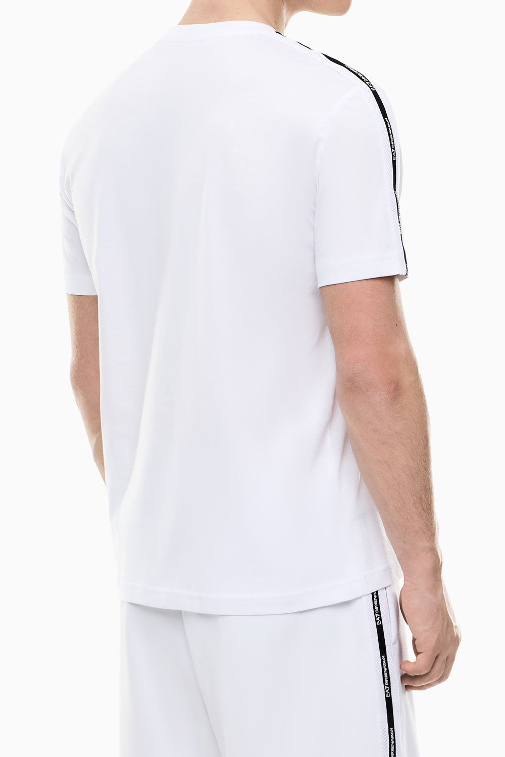 T-shirt girocollo Logo Series in cotone 7M001476 AF10375U0002 EA7 Emporio Armani 