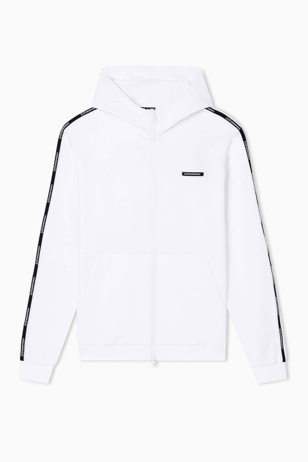 Felpa con cappuccio Logo Series in interlok di misto cotone 7M001480 AF12660U0002 EA7 Emporio Armani 