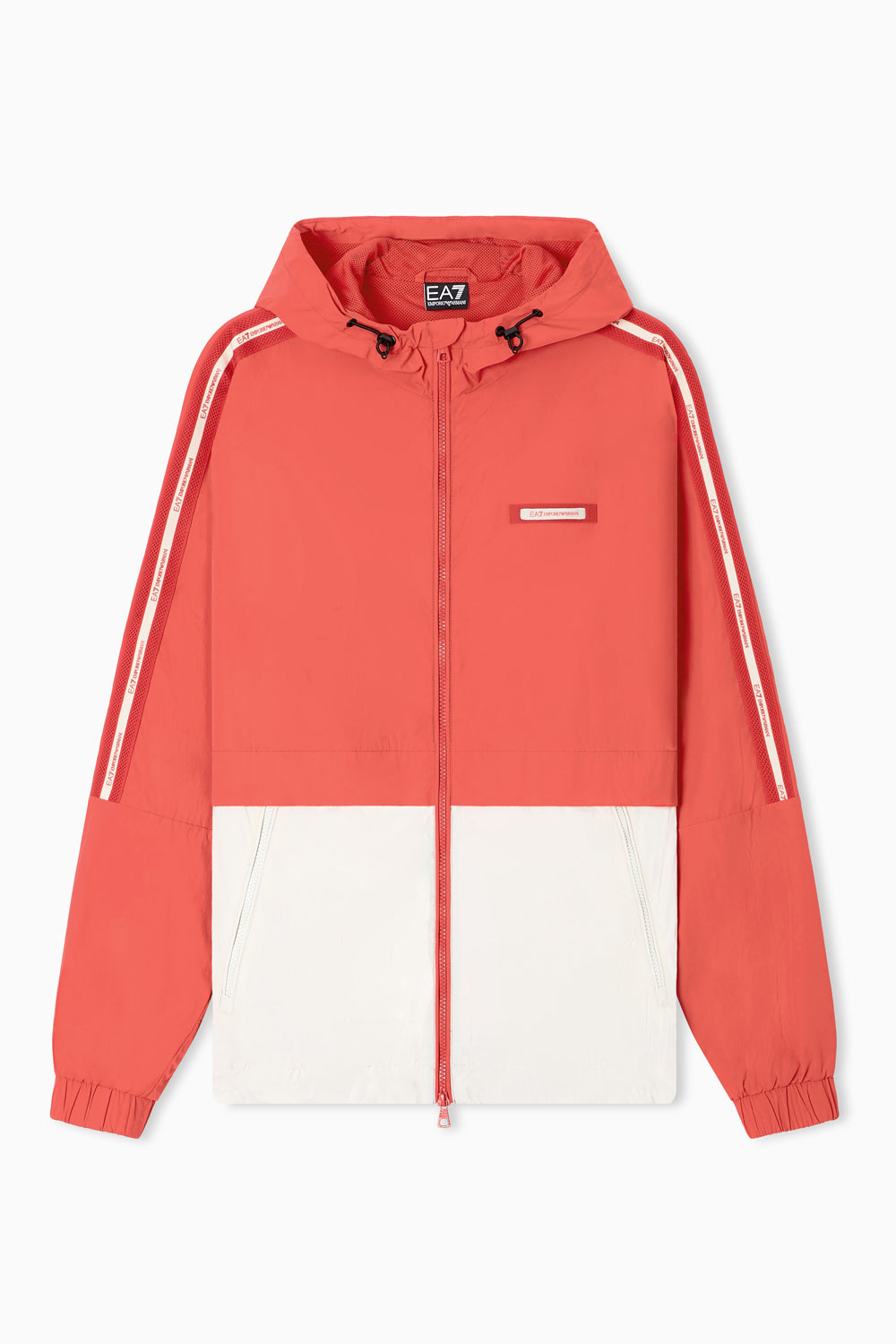 Giacca con cappuccio in nylon della serie Logo 7M001486 AF13190U5003 EA7 Emporio Armani 