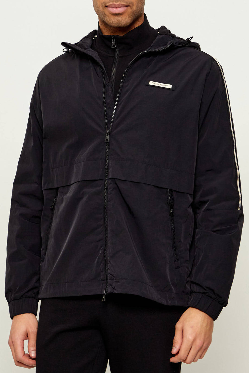 Giacca con cappuccio in nylon della serie Logo 7M001486 AF13190UC001 EA7 Emporio Armani 