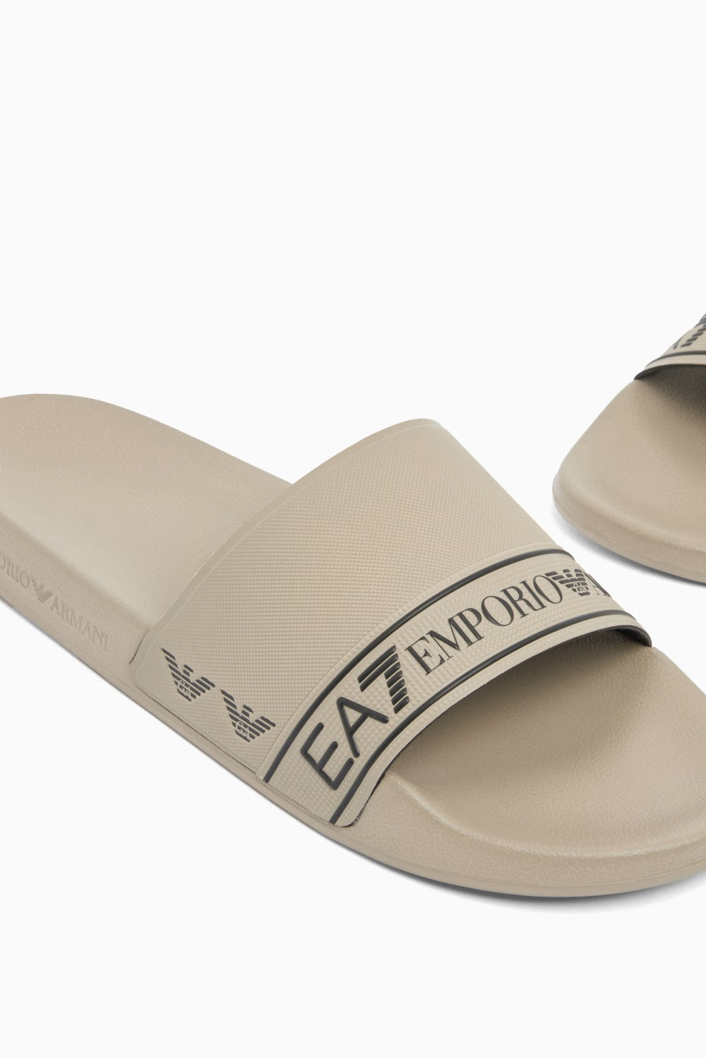Ciabatta con ampia fascia e banda logata EA7 7X000110 AF15128MZ660 EA7 Emporio Armani 
