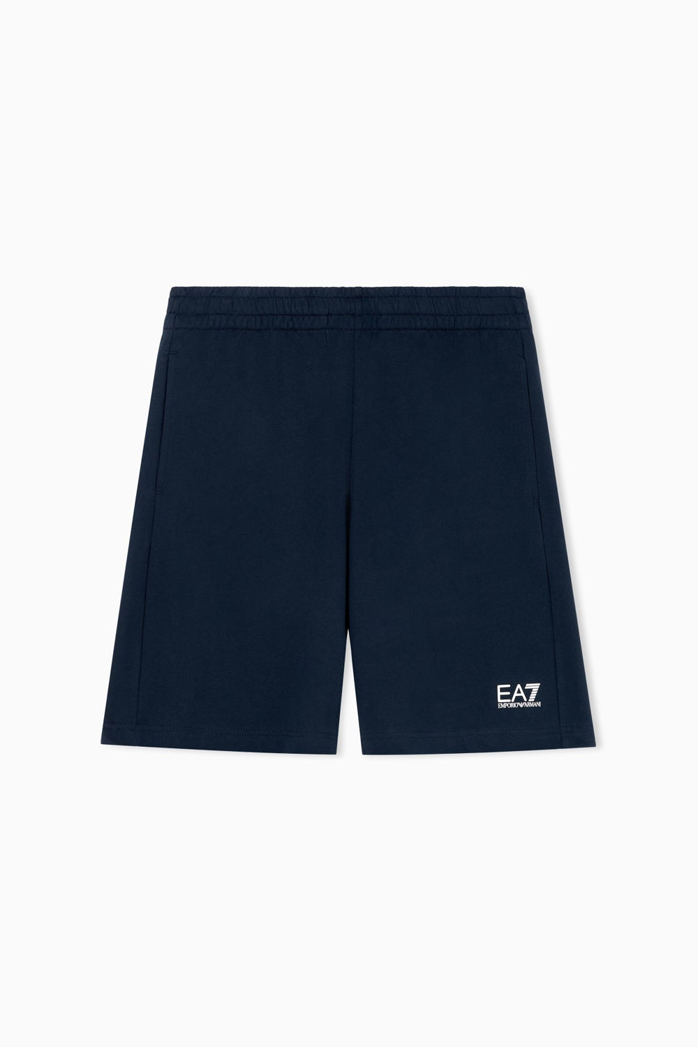 Shorts elasticizzati in cotone con coulisse Core Identity 8NPS65 PJVRZ1562 EA7 Emporio Armani 