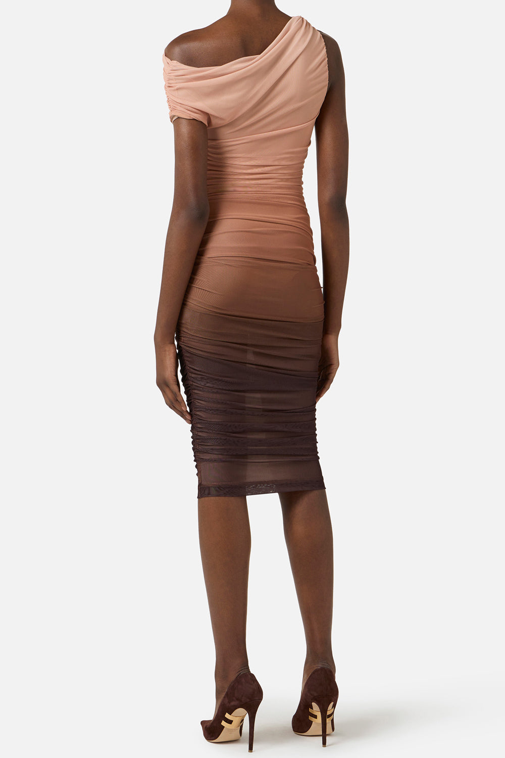 Abito in tulle dégradé AB931 62E2644 Elisabetta Franchi 