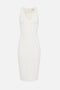 abito midi smanicato AB941 62E2360 Elisabetta Franchi 