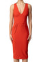Abito Midi Aderente con Pinces AB941 62E2H85 Elisabetta Franchi 
