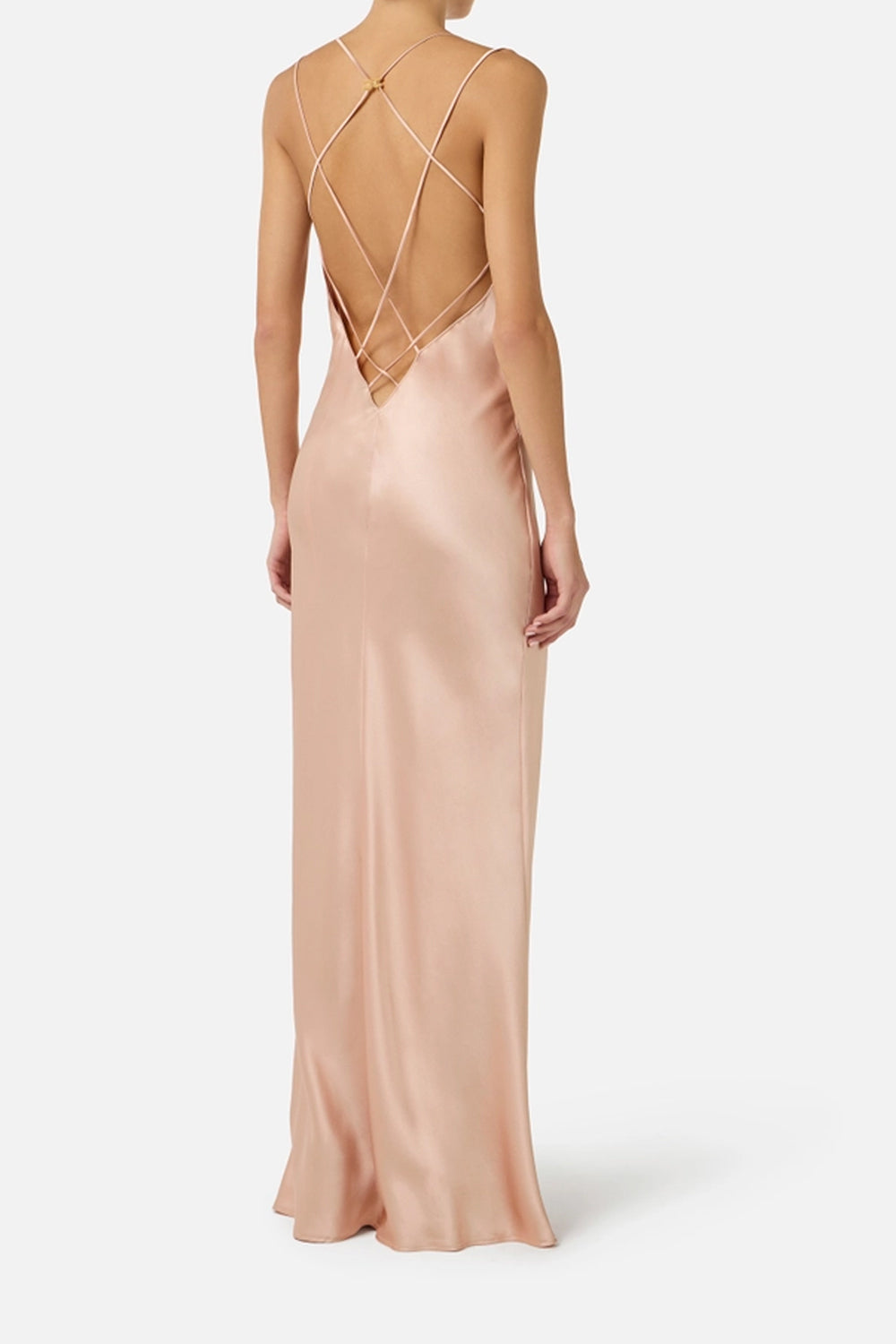 Abito Red Carpet in raso ABR58 63E2EA1 Elisabetta Franchi 