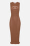 Abito in maglia con logo stampato AM07Q 61E2600 Elisabetta Franchi 