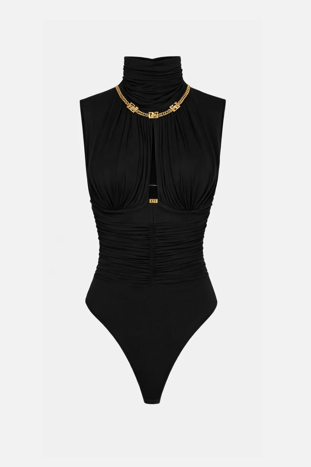 body smanicato a collo alto BO016 61E3110 Elisabetta Franchi 