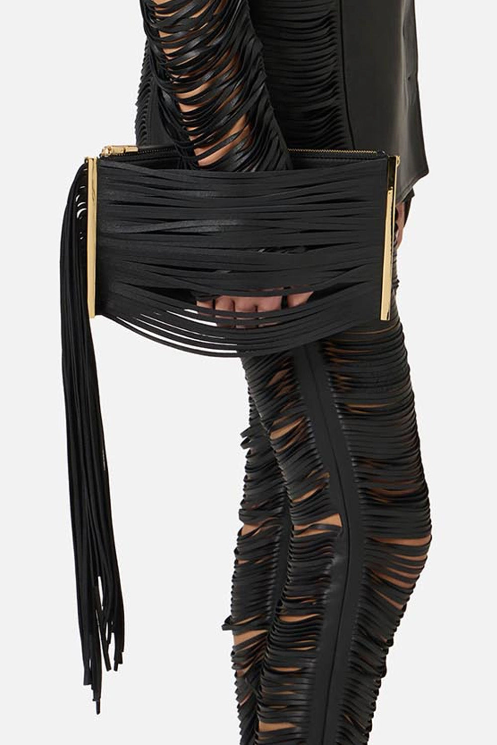 Borsa Donna Elisabetta Franchi in Pelle Nappata con Tracolla a Catena BS05N 62E2110 Elisabetta Franchi 