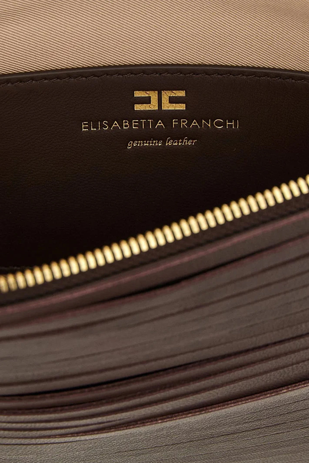 Borsa Donna Elisabetta Franchi in Pelle Nappata con Tracolla a Catena BS05N 62E2644 Elisabetta Franchi 