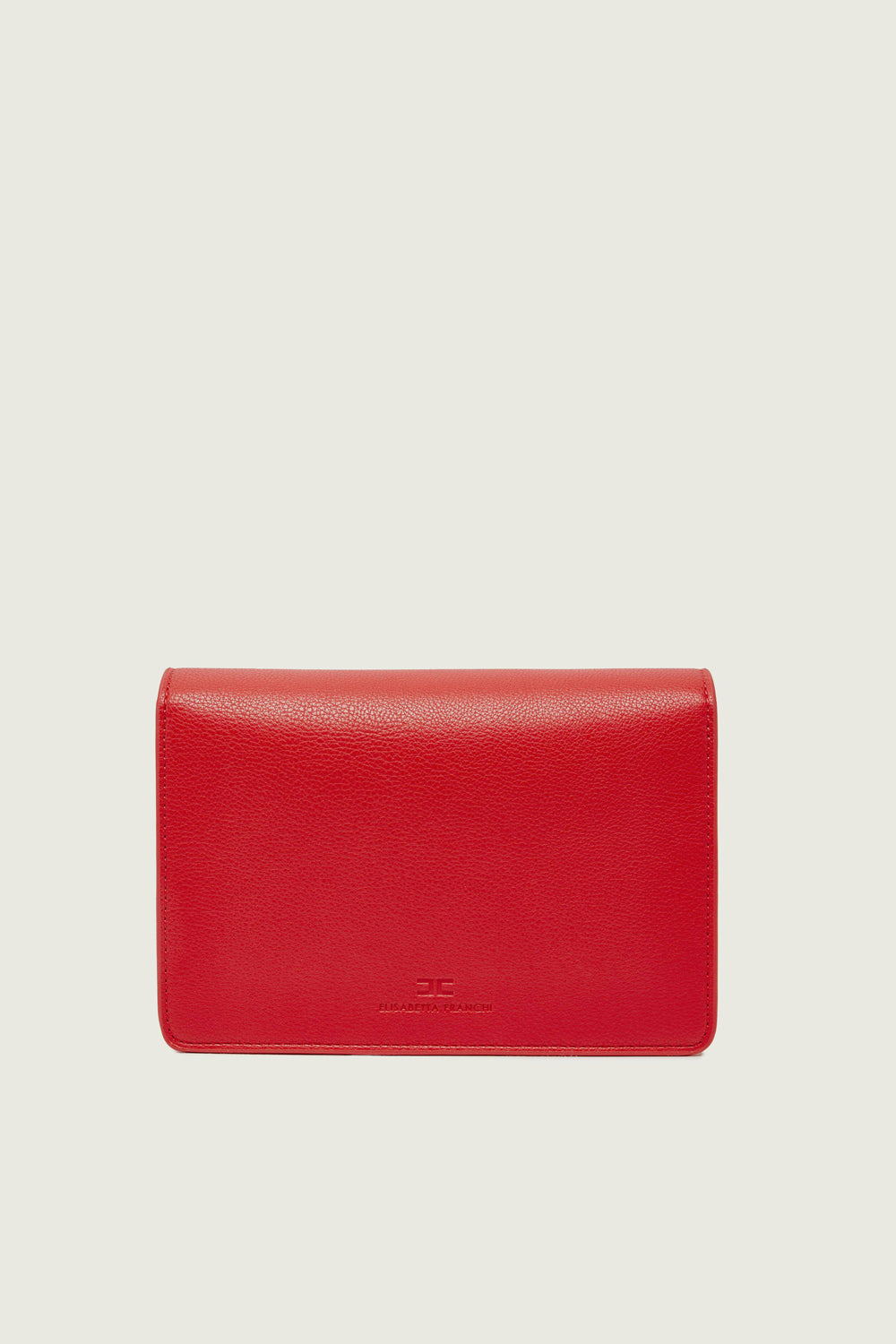 Borsa Elisabetta Franchi Effetto Pelle con Tracolla a Catena e Logo BS39A 61E2H85 Elisabetta Franchi 