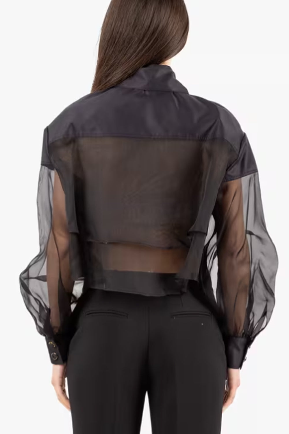 Camicia Elisabetta Franchi in Tessuto Trasparente CA118 61E2110 Elisabetta Franchi 