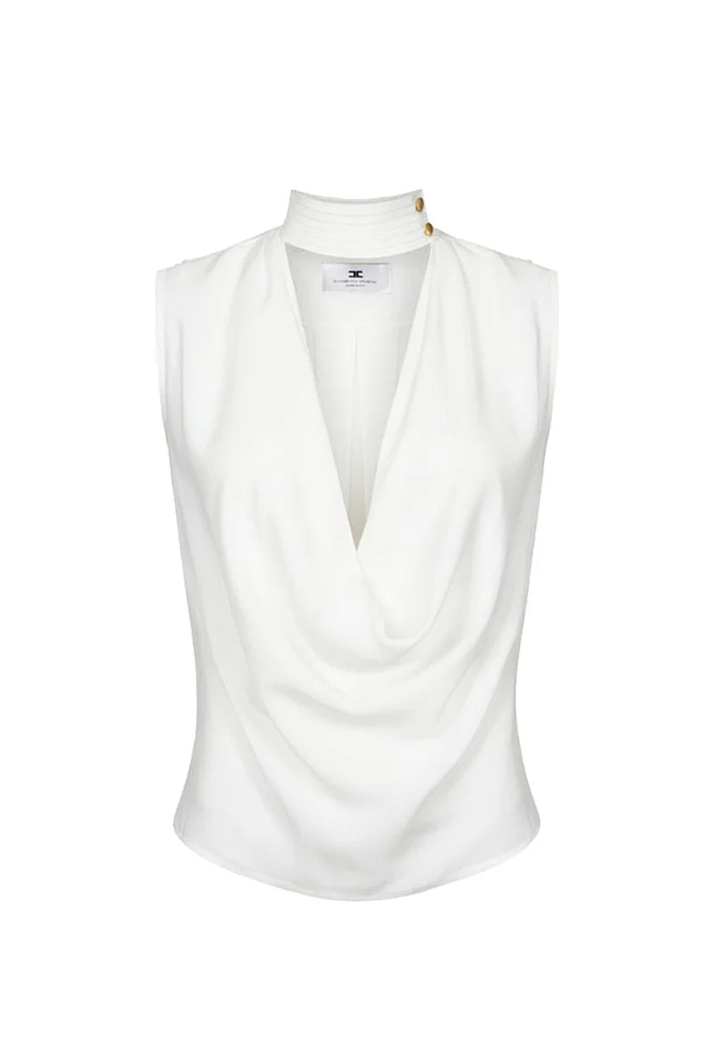 Top in viscose georgette fabric<BR/> CA134 61E2360 Elisabetta Franchi 
