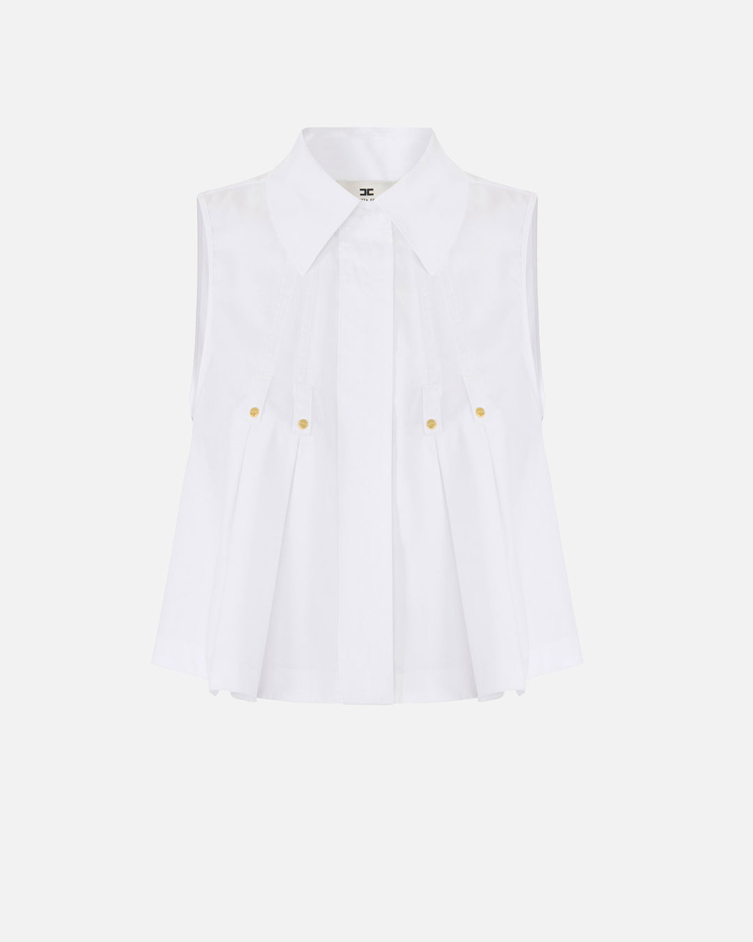 Camicia in popeline di cotone CA163 62E2100 Elisabetta Franchi 