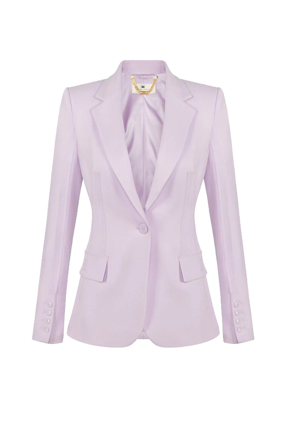 Giacca Elisabetta Franchi in Doppio Crêpe Stretch GI216 61E2EV7 Elisabetta Franchi 