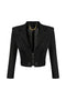 Giacca corta in crêpe stretch doppio strato GI222 61E2110 Elisabetta Franchi 