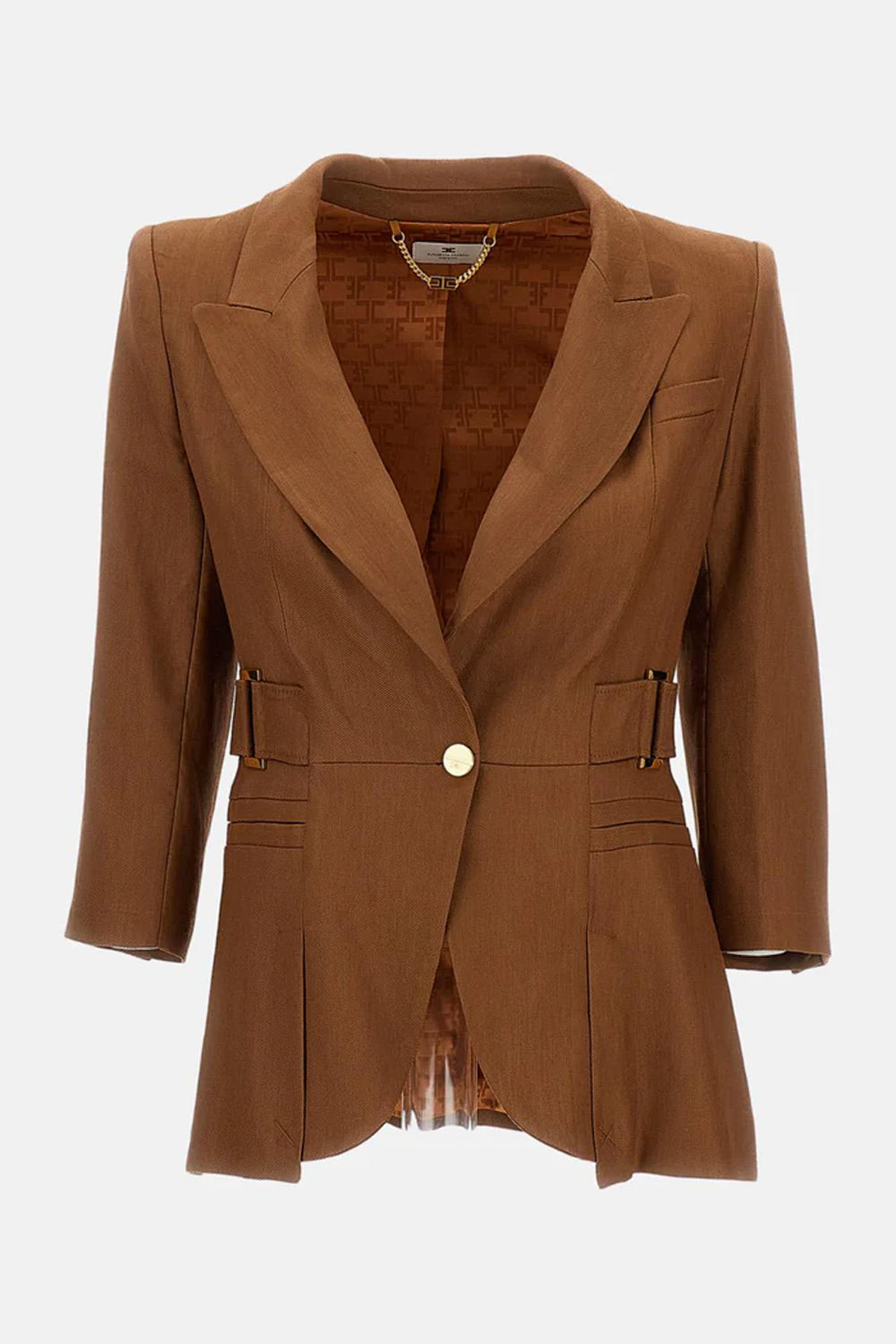 Giacca in Misto Lino GI236 62E2600 Elisabetta Franchi 